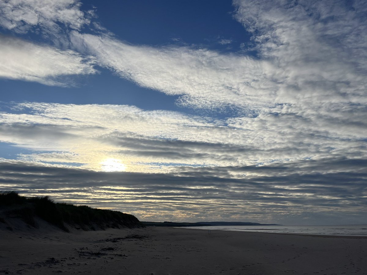 Lovely evening sky along the coast ⛅️