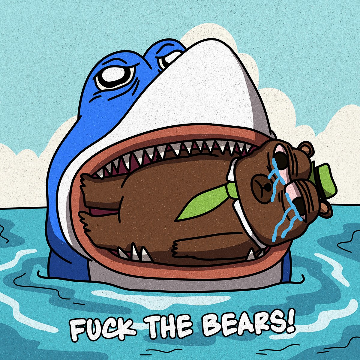 sharkebase's tweet photo. FUCK THE BEARS AND JEETS!

$SHARKE https://t.co/RagOVX89Er