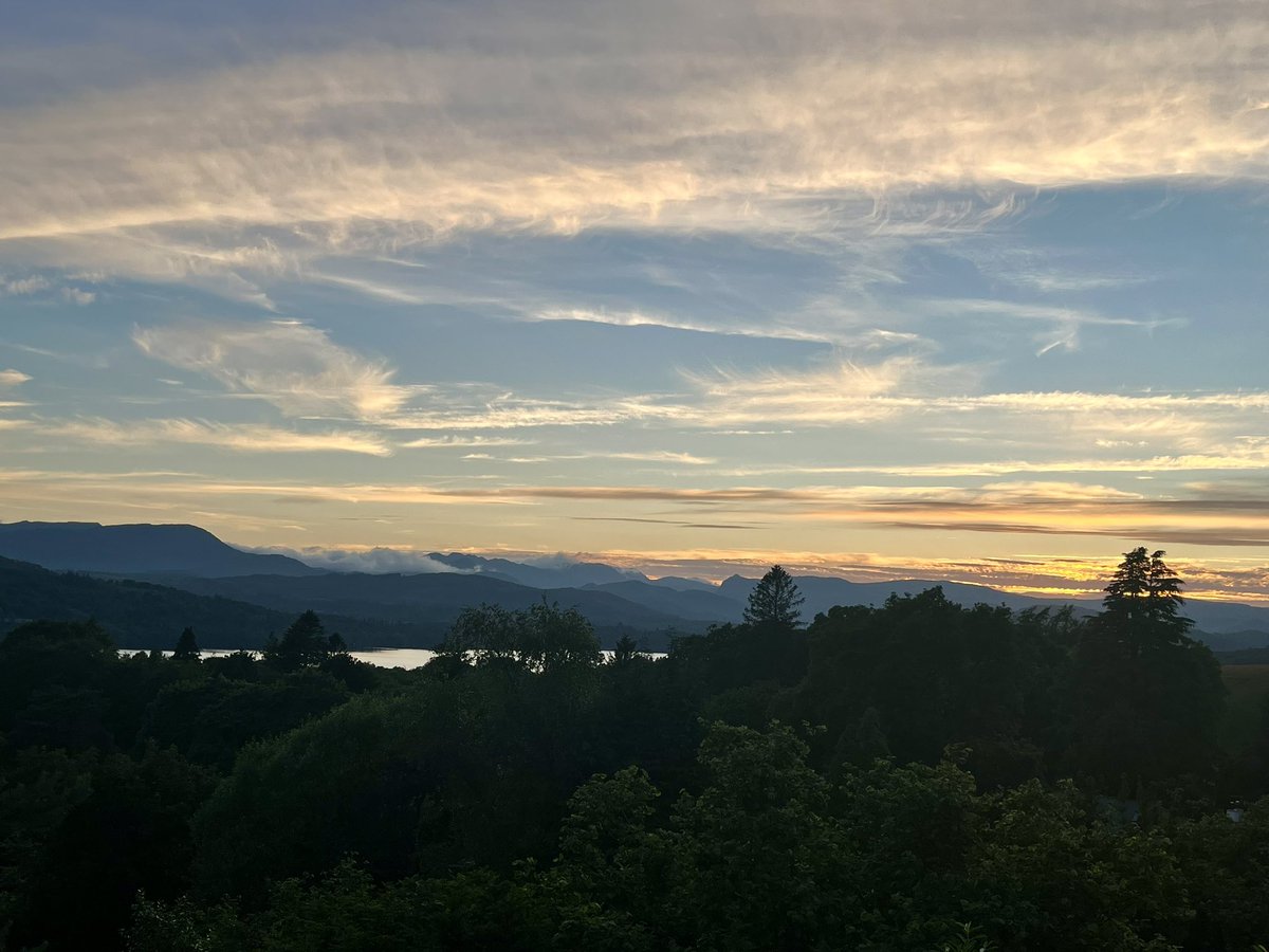 Finally feels more like summer #BatSurvey #OfficeView #Windermere #lakedistrict