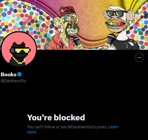 CryptoRugMunch's tweet photo. Books finally got sick of me reminding him about the million-dollar presale scam he is trying to pull and wants to scam in peace with his brother Bark, who has also blocked this account. https://t.co/FA53L0jAca
