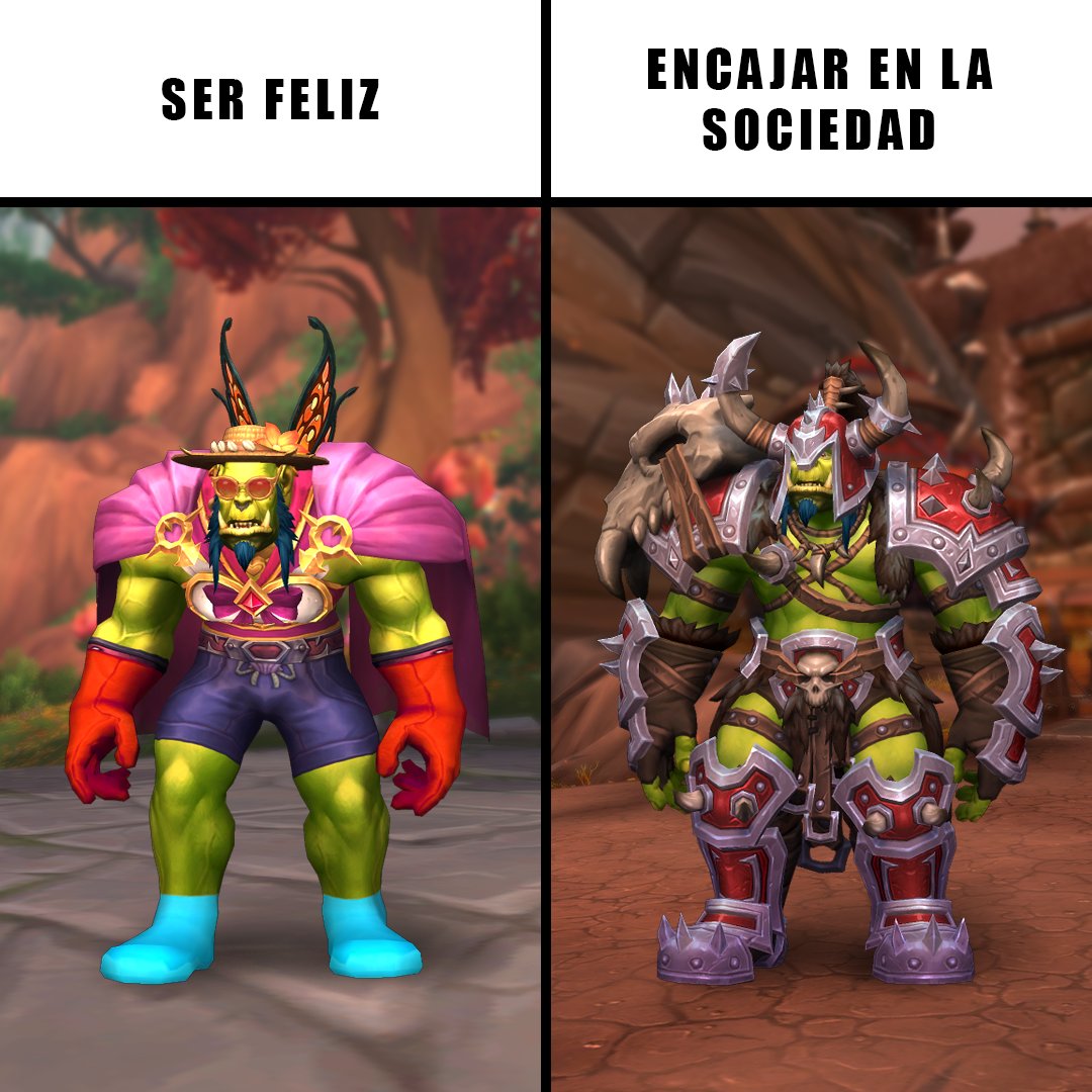 El verdadero yo y el yo que ves.