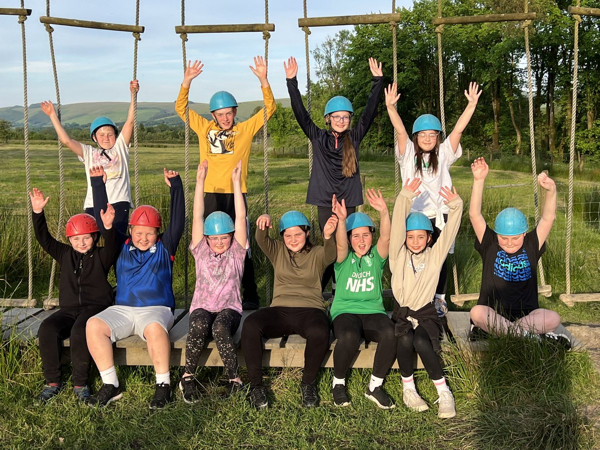 LlangynwydS's tweet photo. Super proud of our amazing Year 6’s who are currently on their residential visit in Manor Adventure! Attacking every pursuit with confidence and resilience, they really are superstars! 🌟💫💙#Teamllan https://t.co/VDsubwLMxE
