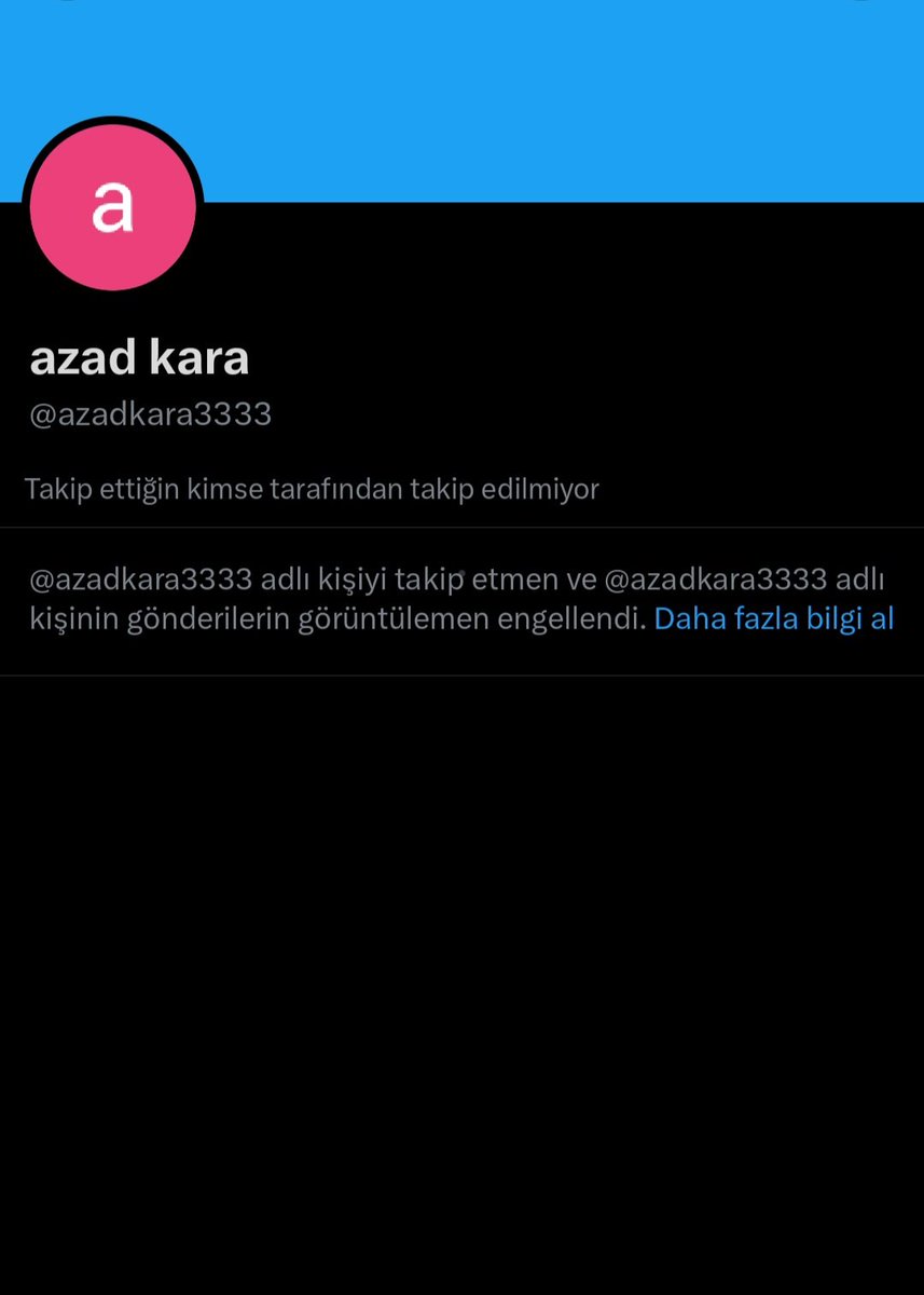 Kubilay olduğu bildiğim için beni engelledi herkes bilsinki bu kubilaydır bu üç hesap kubilay kullanıyor kubilay kaldıralım bakın bidaha Twitter oluyor mu <a href="/azadkara3333/">azad kara</a> <a href="/Azad2172azad/">AzadKara</a> @herseyibil7221
