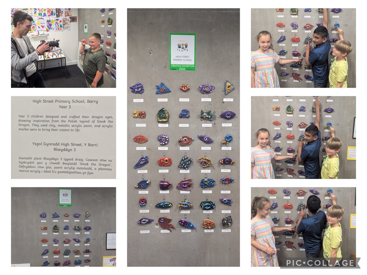 highstreetps's tweet photo. #hspsy3 had such a busy day today, sports day and then celebrating their amazing artwork which is on display at @cardiffmet. The #creativeexhibition2024 was breathtaking to see. Thank you @JasonDaviesMet for making us feel so special. @CardiffMetCSAD https://t.co/gnHQQAYrgs