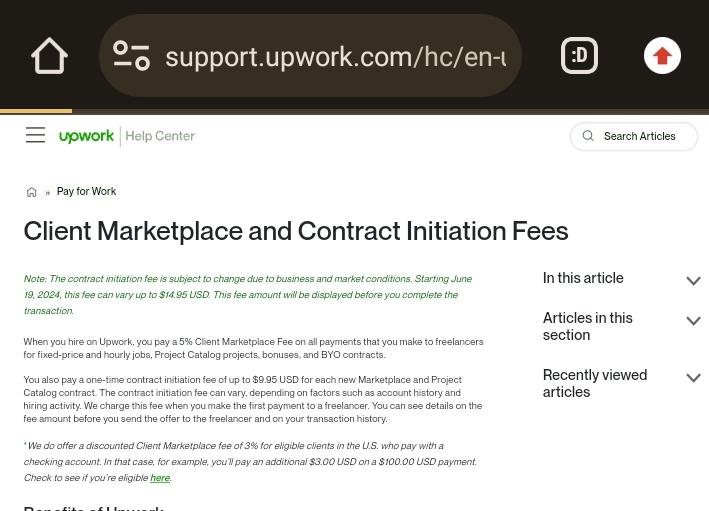 _NancyRoberts's tweet photo. @upwork can I know why I will be paying more than I used to pay to hire a freelancer?  Whereas nothing has changed on my friend's hiring account. She still pays the normal fee.  Now I can't even post a job for free anymore. This is unbelievable! https://t.co/mcXPRKIhTU