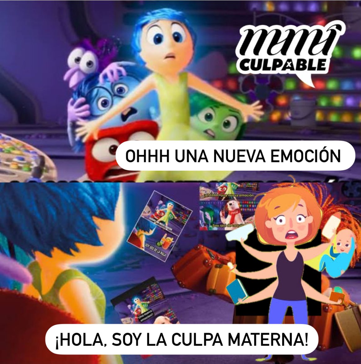 mamaculpable's tweet image. Una nueva emoción 😂 #intensamente2