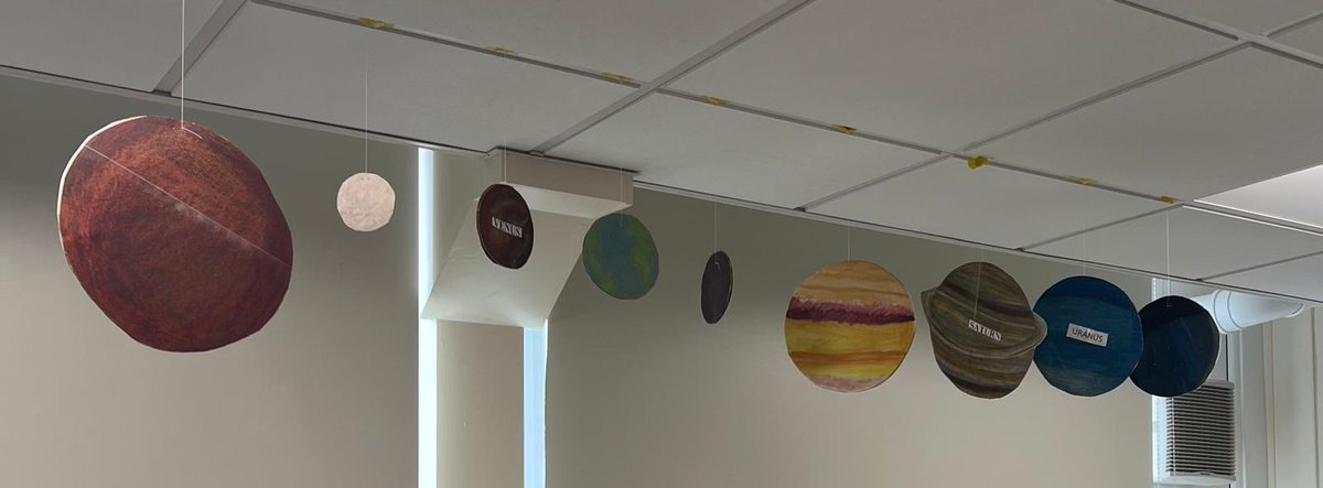 Cross curricular art and science: the solar system