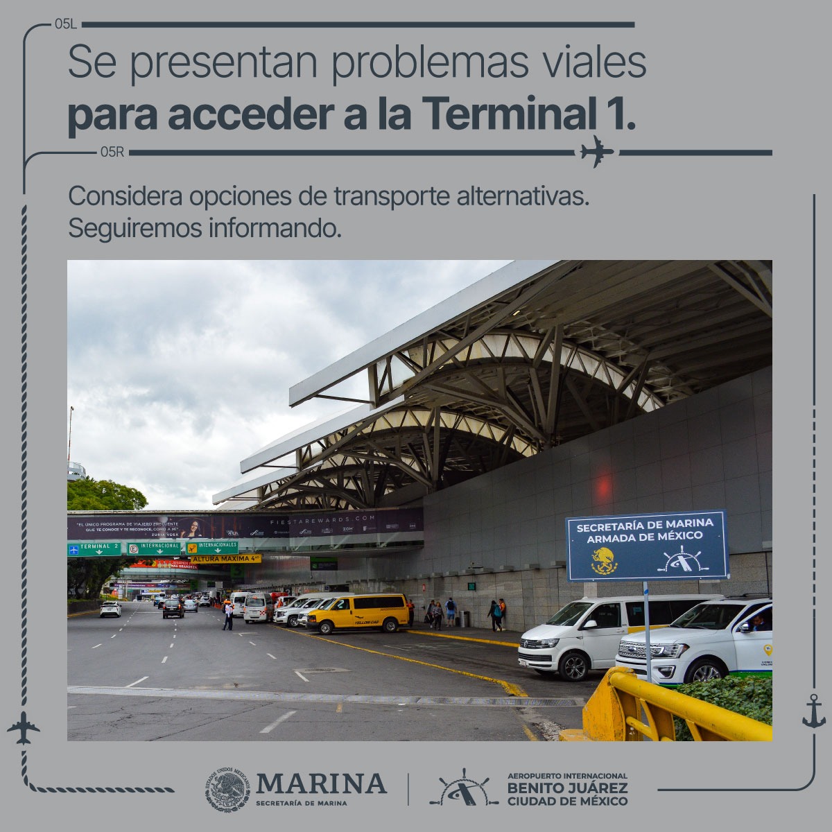 AICM_mx's tweet image. #AICMinforma
Por presencia de manifestantes, recomendamos anticipar tu llegada al aeropuerto si tienes un vuelo para esta tarde.