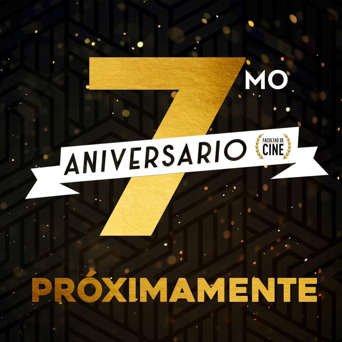 ¡Aparta la fecha! 📣

El 7º Aniversario 🎊 de la #FacultadDeCine 🎞️ está por llegar.

Acompáñanos del 8 al 13 de julio para celebrar con una semana llena de clases, conferencias, muestras, masterclasses y una gran fiesta en honor a los 7 años de nuestra institución.
