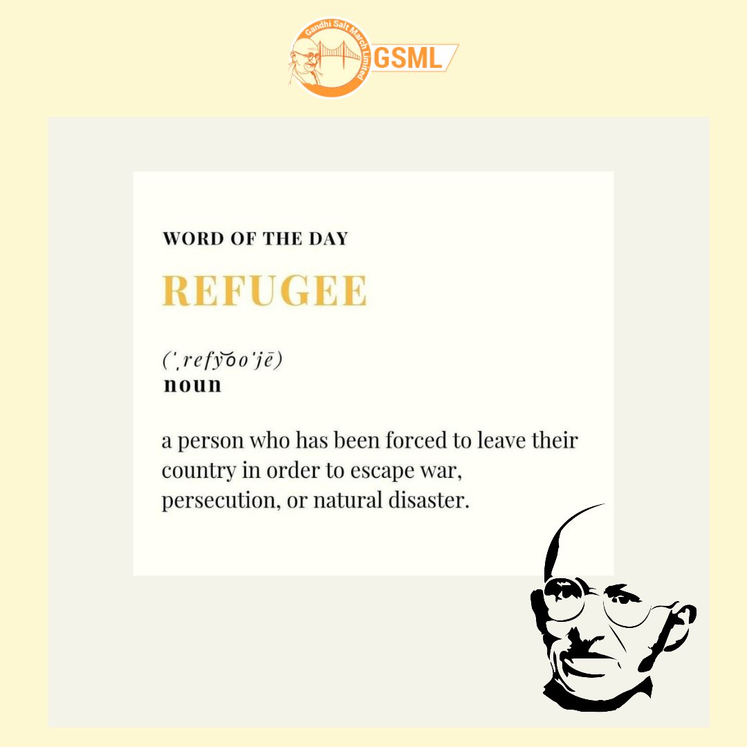 GSML_AU's tweet photo. Today, on World Refugee Day - the number of displaced people is higher than ever. In a world, with so much of violence and divide - it matters to understand, that a refugee is someone who was forced to flee their home, to escape #violence of all forms. #nonviolence #MahatmaGandhi https://t.co/uosojKgPSO