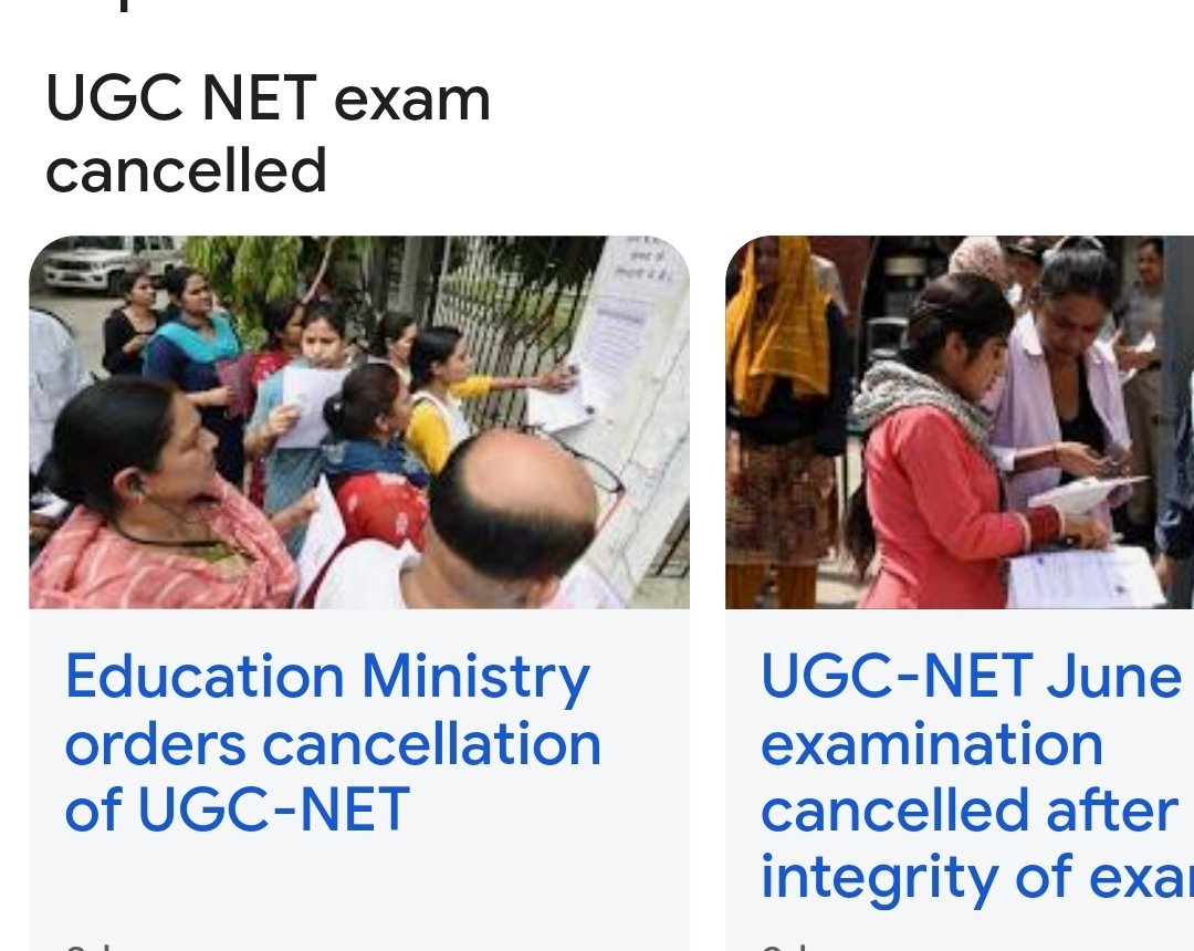 Adv_Rkmeena's tweet photo. NTA Fails!

1. NEET Scam
2. CUET PG Marks given to some candidates
3. NCET exams cancelled 
4. Now UGC NET cancelled 

We urge the @EduMinOfIndia to abolish @NTA_Exams and bring education back to state list!

#UGCNET #NTA #NEET https://t.co/g2WNhFuYRS