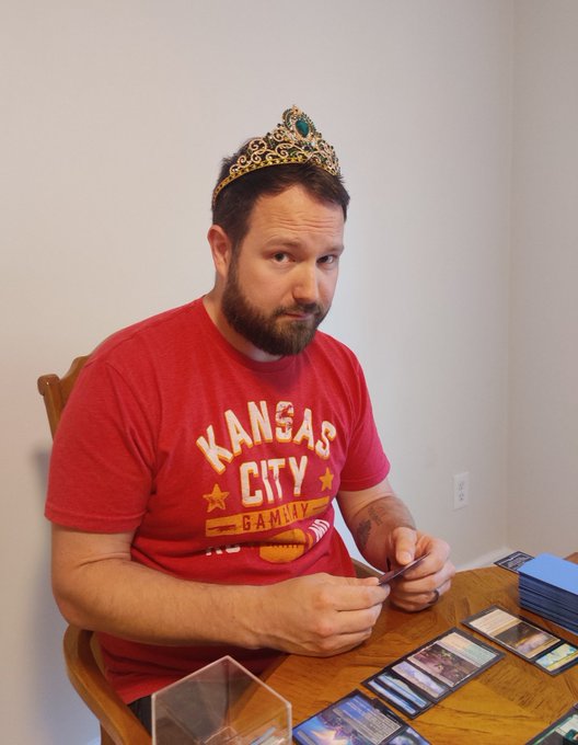 If you become the monarch you wear the crown, that&rsquo;s just the rules. Thanks @blueoctober37 for the fun