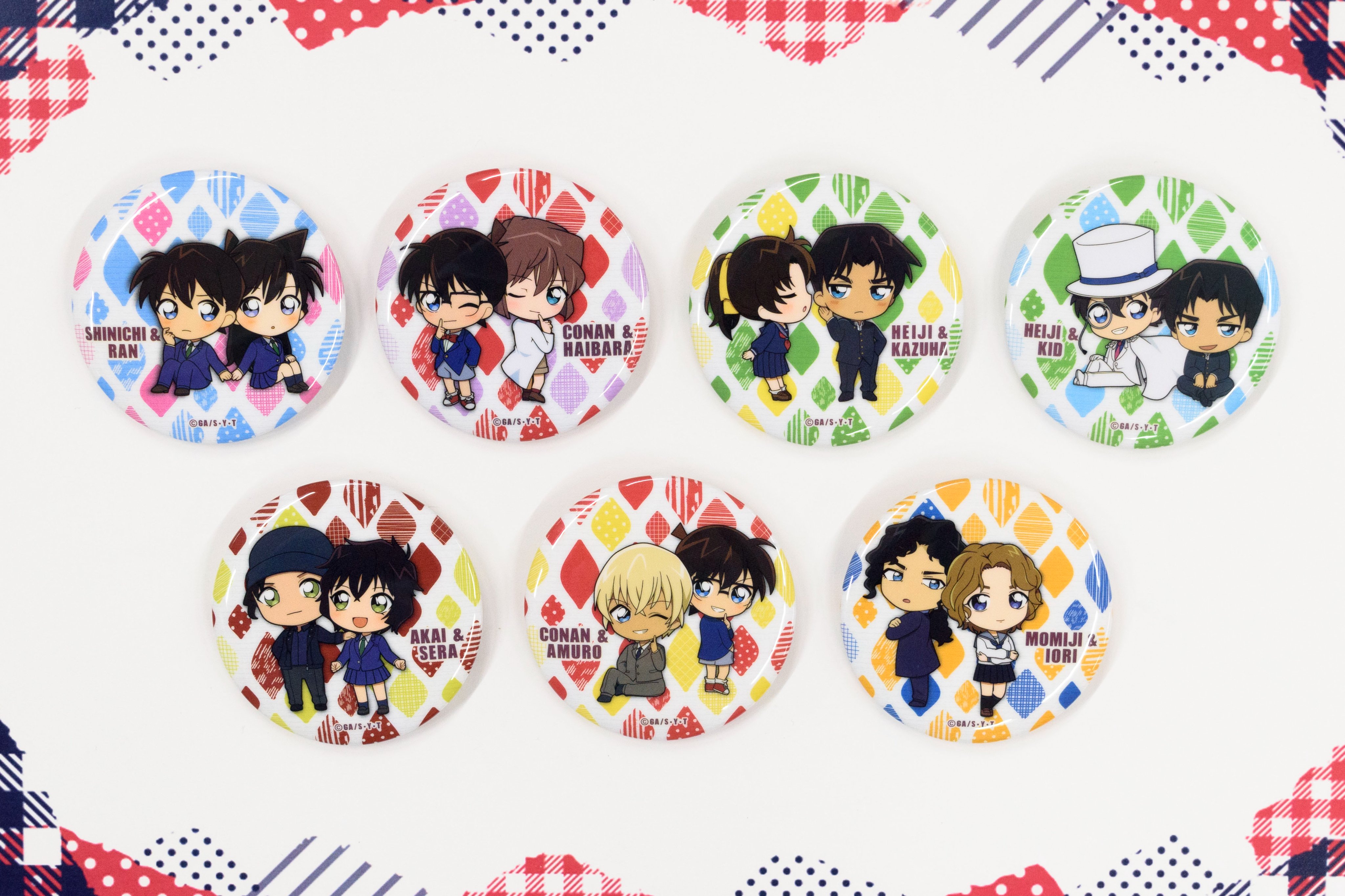 【激レア】100名限定 名探偵コナン オリジナル缶バッジ Twitter 10月下旬頃発送予定】名探偵コナン スクエア型缶バッジVol.3 萩原
