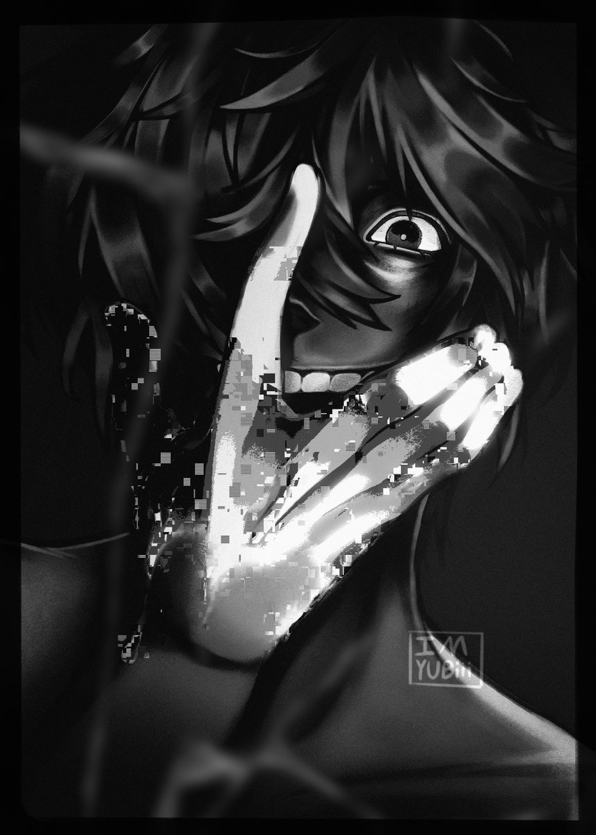 ImYubiii's tweet photo. I did the monochrome challenge #oc #art #procreate https://t.co/Smc96o7jB2