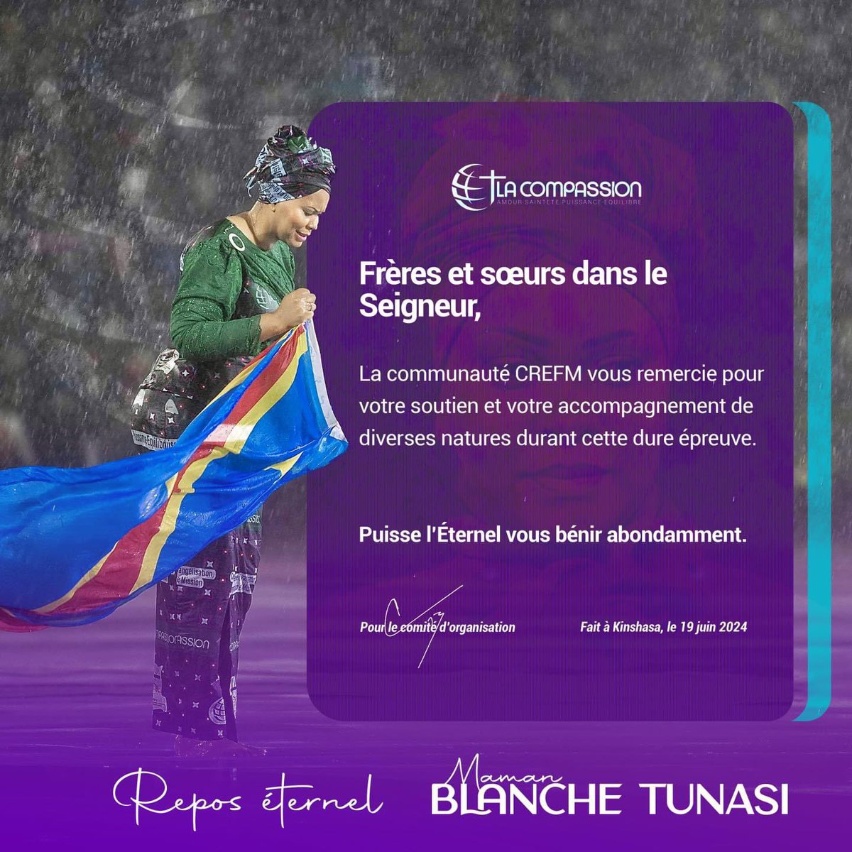 MarcelloTunasi's tweet photo. Frères et sœurs dans le Seigneur,

La communauté CREFM vous remercie pour votre soutien et votre accompagnement de diverses natures durant cette dure épreuve.

Puisse l’Éternel vous bénir abondamment. https://t.co/Ev66hJsoXj