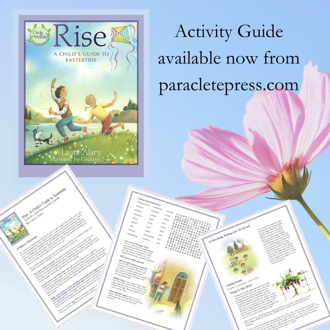 A new activity guide for Rise: A Child’s Guide to Eastertide is available from <a href="/paracletepress/">Paraclete Press</a> as a free download. Watch for the book in January 2025–in time for #Easter 🦋 paracletepress.com/products/rise?…