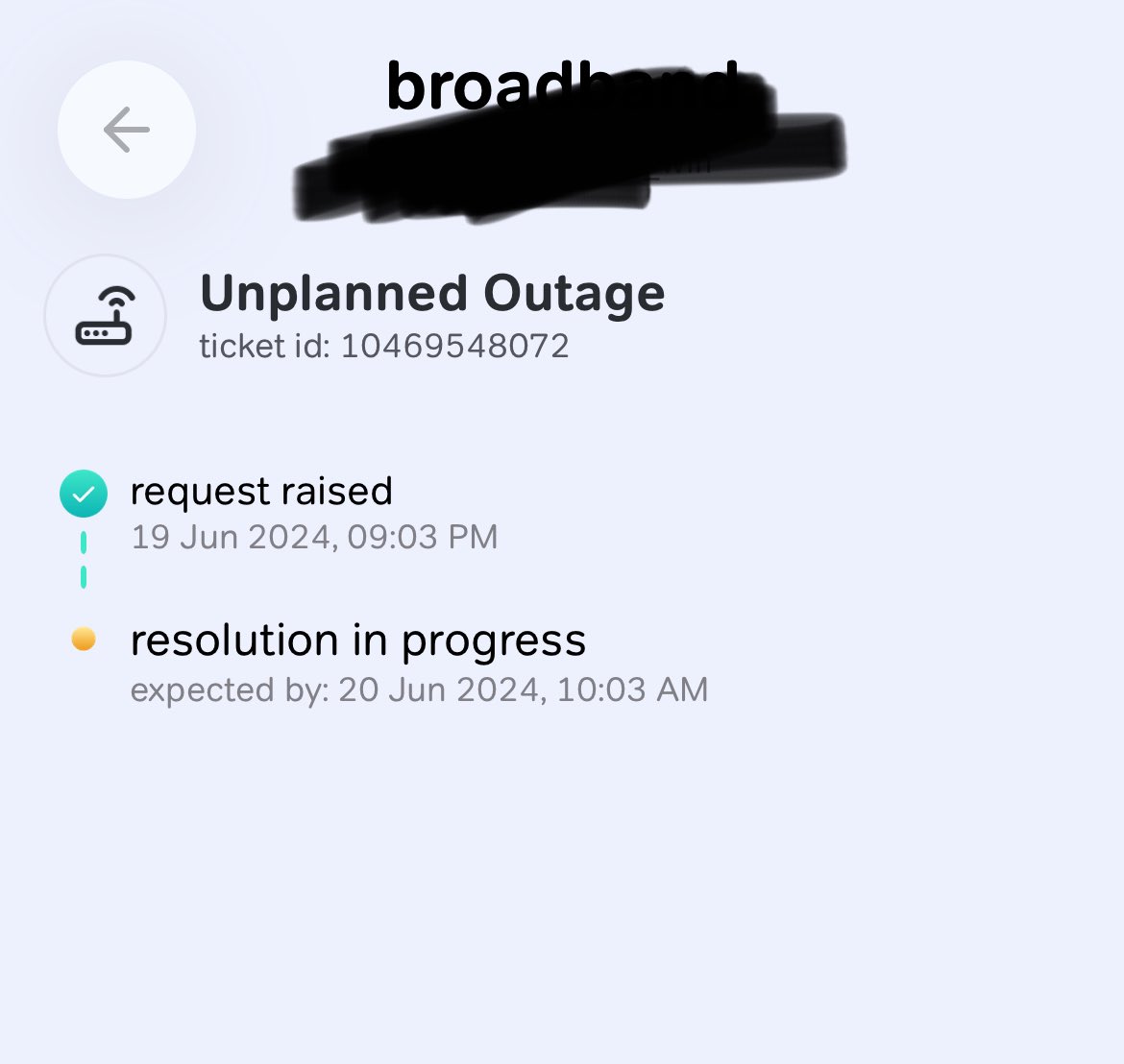 Pathetic service by self-jubilant telecom company <a href="/airtelindia/">airtel India</a> that boasts of best services. 
12 hours and still no signs of restoring broadband services. 
<a href="/Airtel_Presence/">Airtel Cares</a> is a sham! The field technicians kept moving the resolution time by 3 hours minutes before earlier promise
