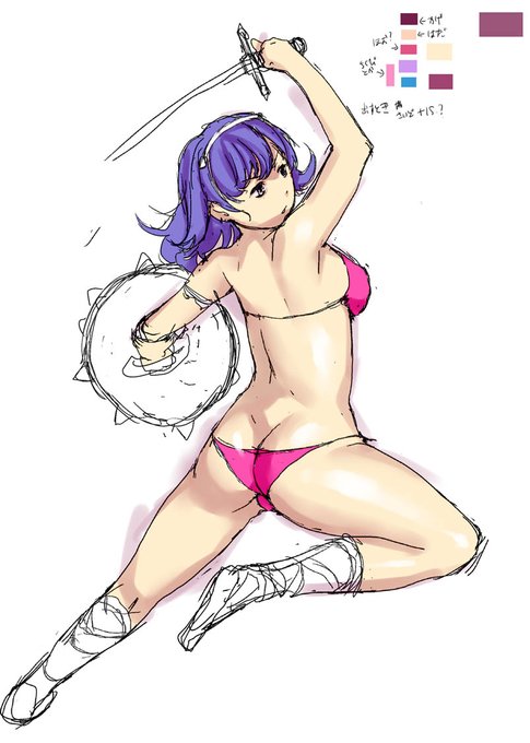 昨日貼り忘れた落書きです 