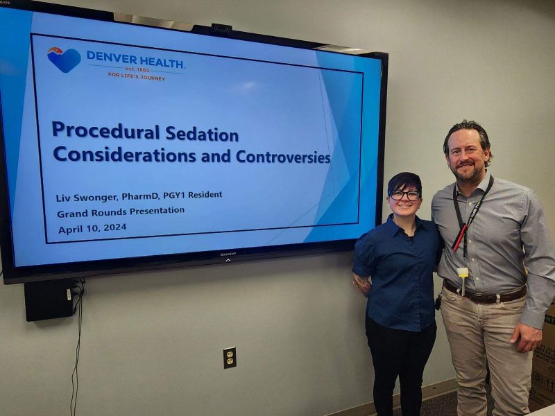 With the year wrapping up, let’s take a look back at some of the great presentations from our pharmacy residents. PGY1s: Marcus Hayner, Holly Green, and Liv Swonger. PGY2: Lyra Beltran.