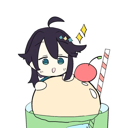暑いからねえ水分補給しないとねえ 