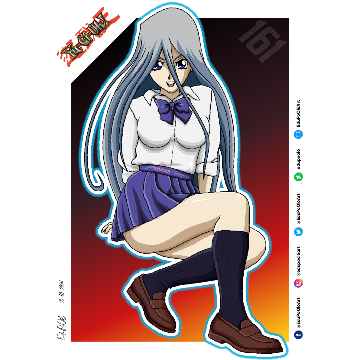 EduPoOl6Art's tweet photo. Para que no me olvides y esté presente en todos tus sueños.
Musa: Kisara
#edupoolart #イシズイシュタール #イシズ #Kisara #キサラ #yugioh #yugiohduelmonsters #yugiohfanart #yugiohgirls #schoolgirl #学生服 #schooluniform #中学生 #制服 #colegiala #collegegirl #sexygirl #schoolsocks https://t.co/3GsPFu01CP