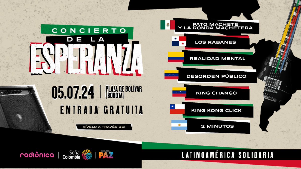 ¡La familia de medios públicos de Colombia se prepara para El Concierto de la Esperanza! 🎶

<a href="/HOLLMANMORRIS/">Hollman Morris</a> gerente de <a href="/RTVCco/">RTVC Colombia</a> realiza el anuncio oficial. 

🔴 EN VIVO 🔴
radionica.rocks/la-radio-se-ve