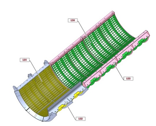 GribbleRC's tweet photo. Interesting rotor configuration for the @CaseIHAus #AF9 2 more separation modules. Adjustable vanes all the way from front to back on the rotor cage. Synchronised feed roller. It will be interesting to one running in OZ for #harvest24 https://t.co/D4egcK4eCZ