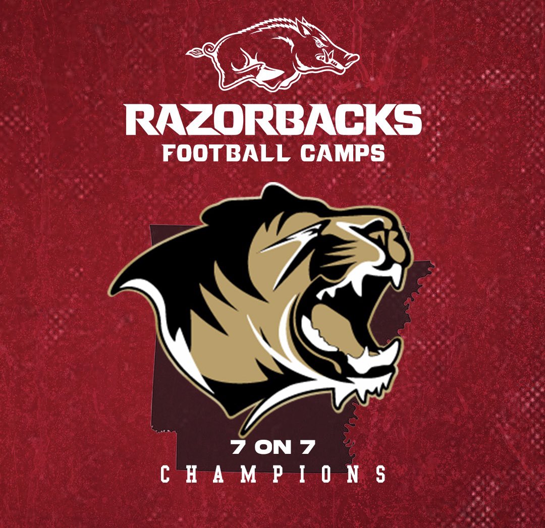 Congratulations to our 7 on 7 camp champions! 🐗🏆

Thank you to all the participating teams for making this another great Arkansas Football Camp!