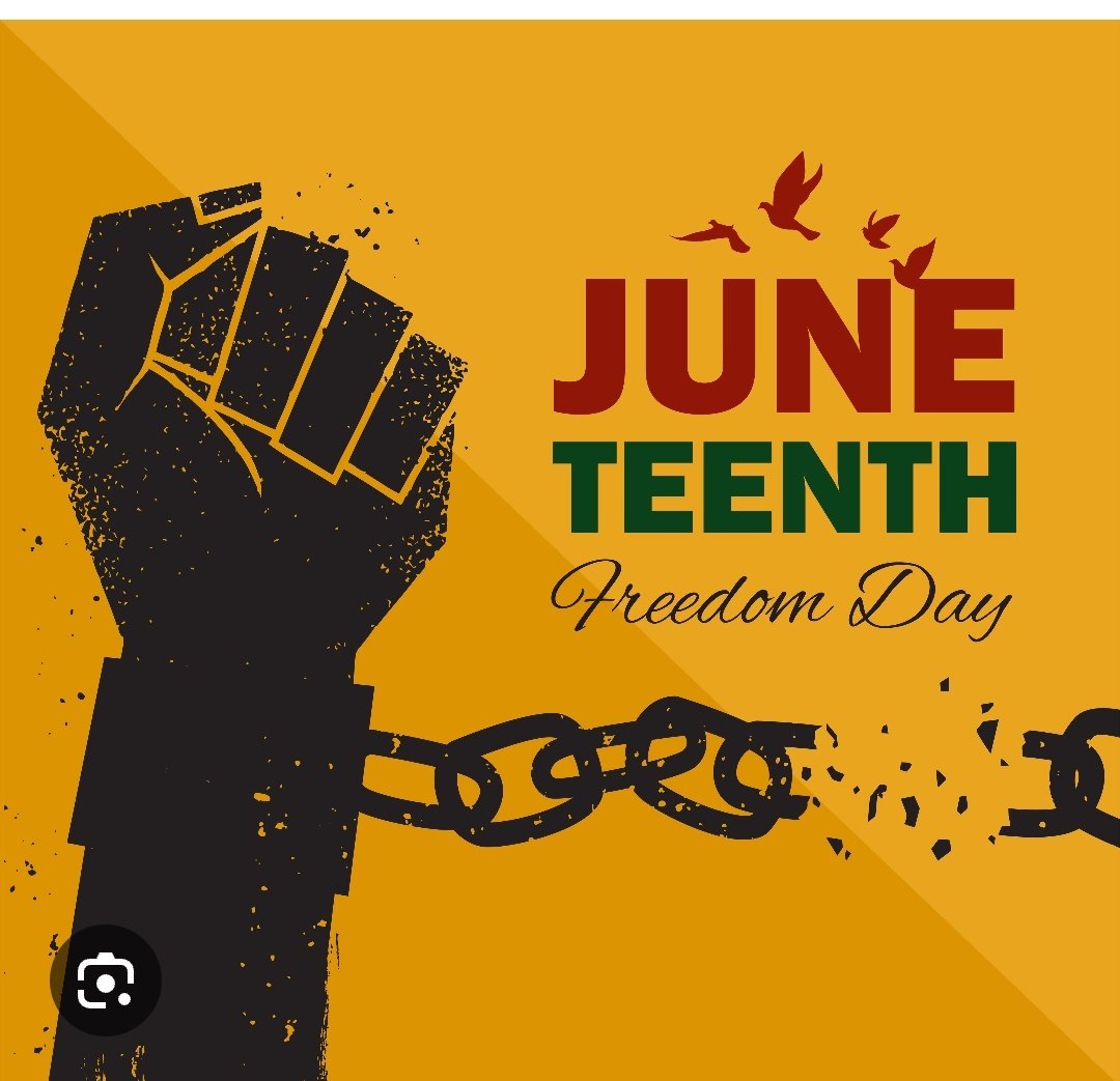 alexagudelo10's tweet image. Happy #juneteenth ✊🏿✊🏽✊🏾✊🏼

 #juneteenth2023 #juneteenthday #blacklivesmatter #blm
