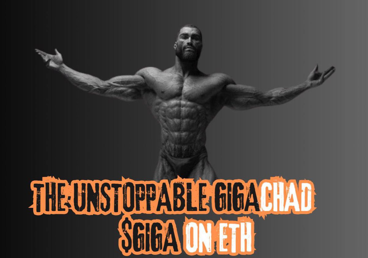 cohdeman92's tweet photo. @itsFoxCrypto Get down with the @GigaChadETHXYZ 
#GigaChads https://t.co/1pD9Z9AQLp