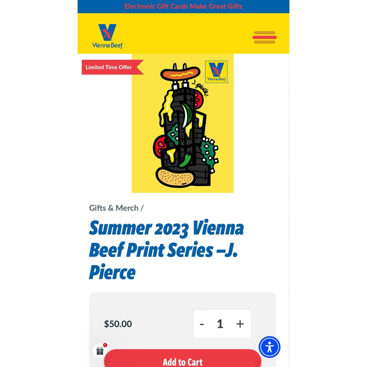 iamjpierce's tweet photo. .My exclusive signed & numbered @ViennaBeef prints are available for purchase on the Vienna Beef site!! Big thank you to my Vienna Beef family for the love & opportunity!!
#jpierce #viennabeef #art #collaboration
https://t.co/Q10tFCFJPG https://t.co/cFNVJJFHKC