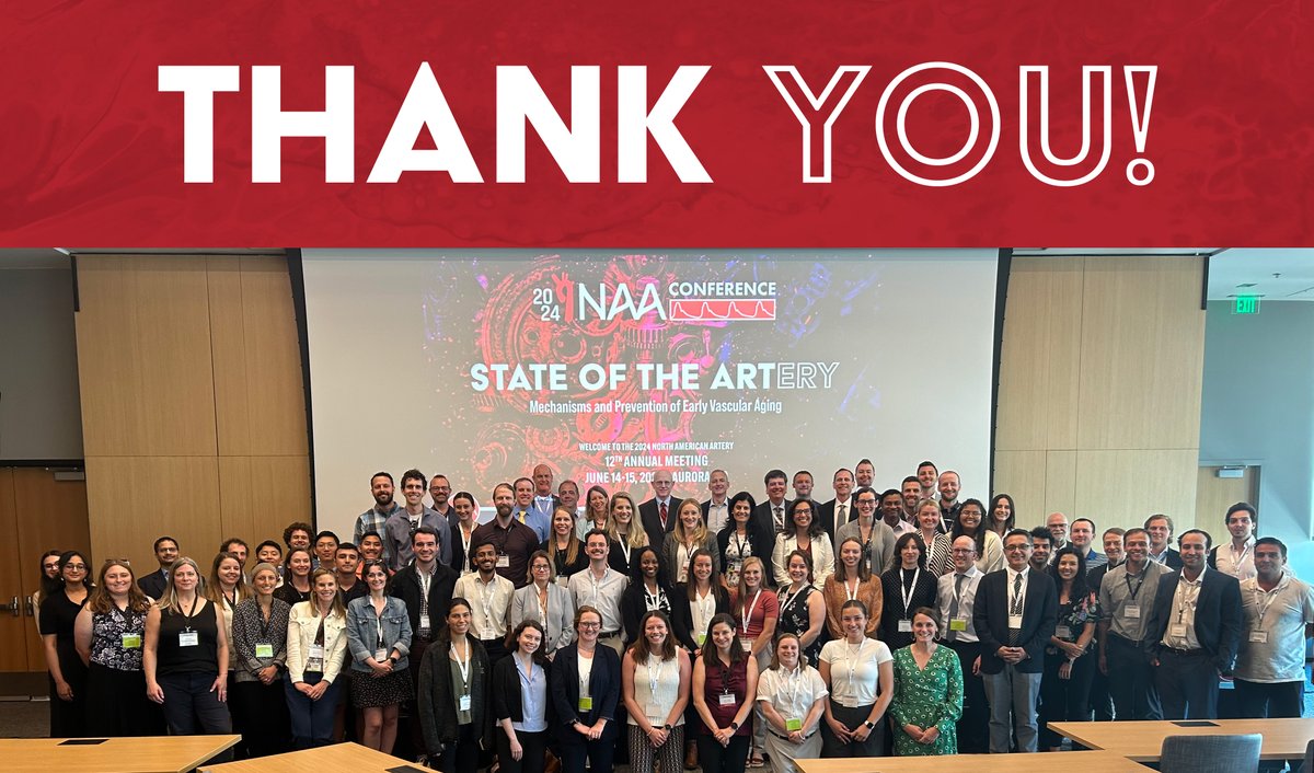 North American Artery Society (@naasociety) on Twitter photo As we wrap up the 2024 North American Artery meeting, we just want to say thank you to all the attendees, sponsors, presenters, and staff who made this possible. It was our biggest and most incredible event yet! As we wrap up the 2024 North American Artery meeting, we just want to say thank you to all the attendees, sponsors, presenters, and staff who made this possible. It was our biggest and most incredible event yet!