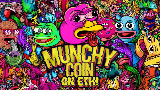 🚀🌕 Meet $MUNCHY (Boys Club) 🚀🌕  Check out $MUNCHY, the latest hype in the crypto world!  Munchy is a