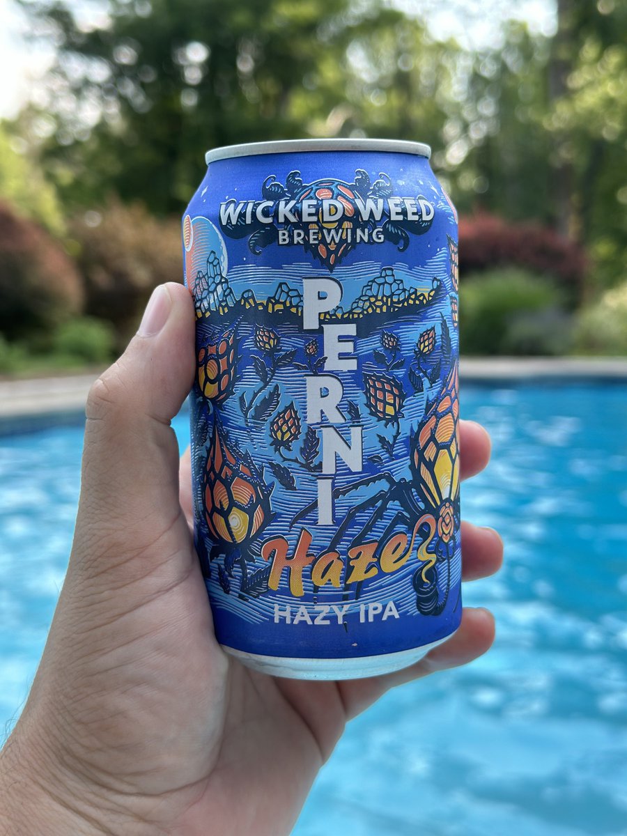BrianVolkert's tweet image. Cheers Bert, it’s finally below 90F for today so that means a #PoolBeer here