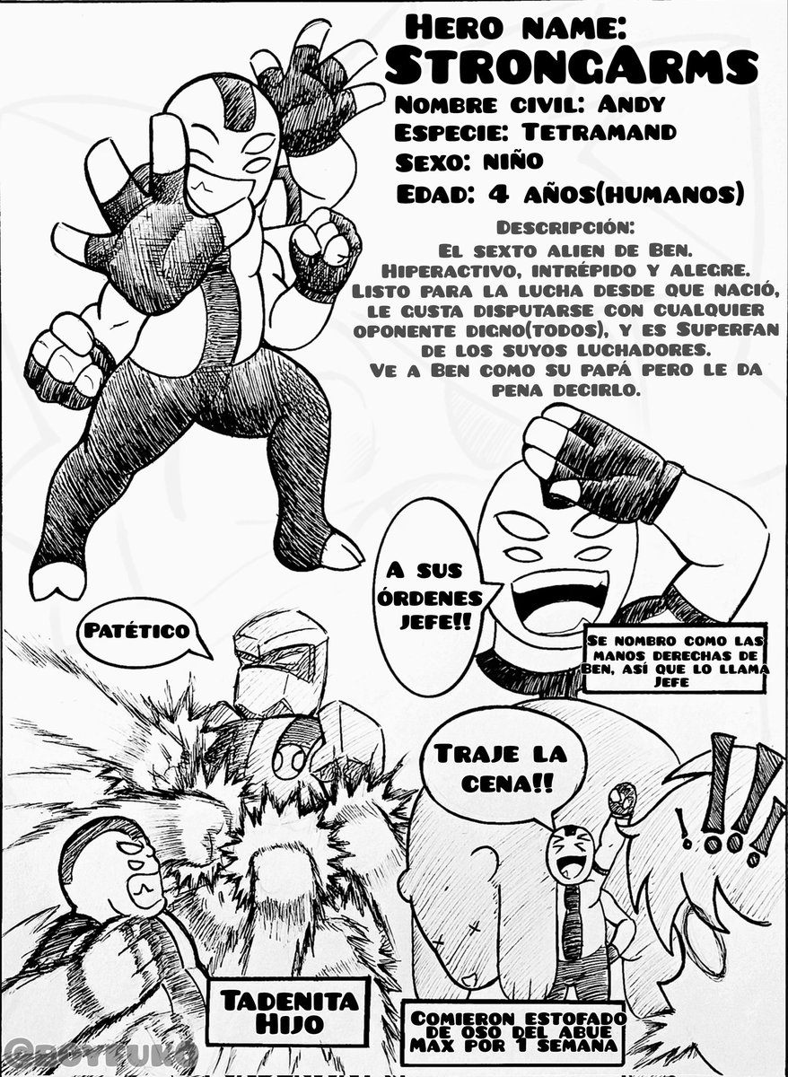 boyfuk0's tweet photo. !HORA DE PELEAR!
Un pequeño gigante , un joven con el corazón de peleador (créditos a @inkpuddle_x27 )
Ahora llega "#Cuatrobrazos"!
Que su tamaño no los engañe, este chiki puede romperte todos los huesos de un golpe >:D ,(la saga continúa) #ben10 https://t.co/mOZ9Q6MnuW