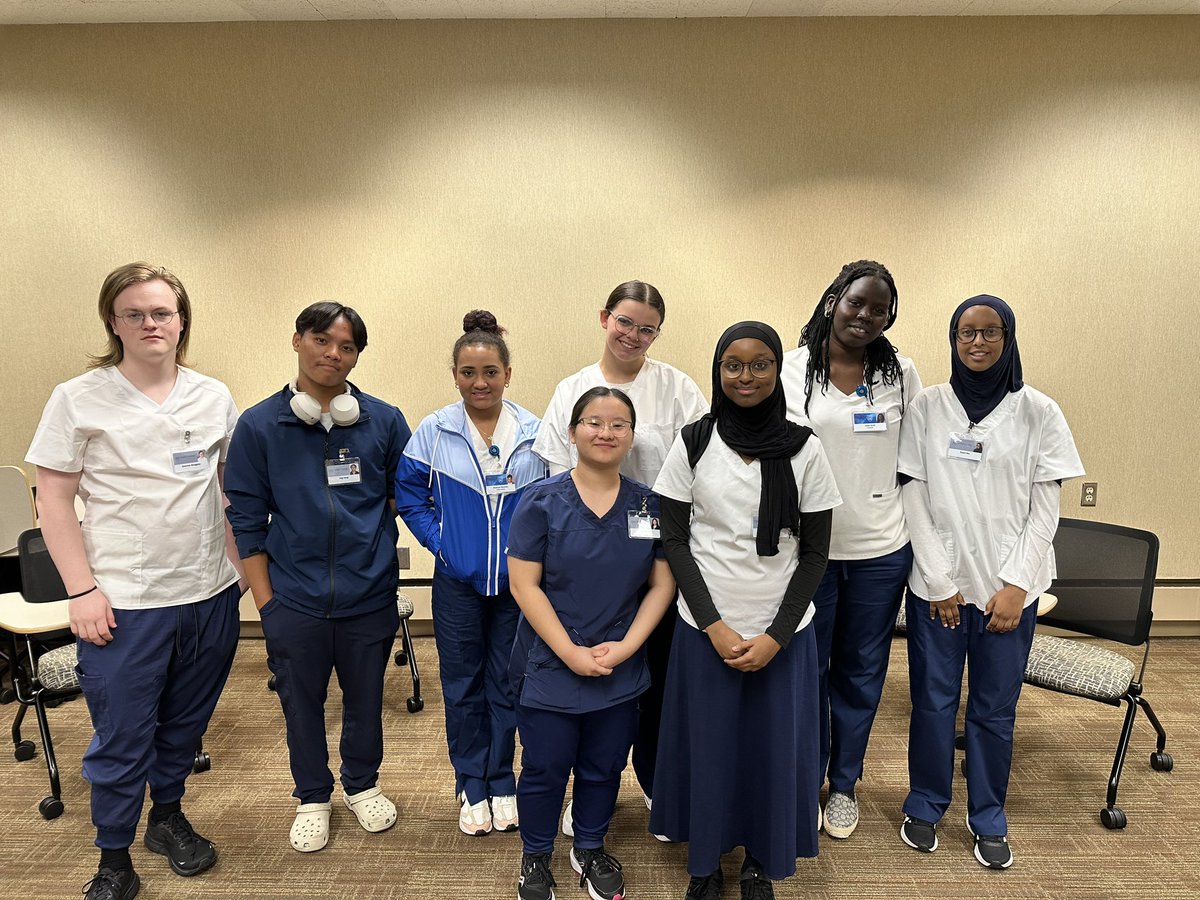 Cohort #1 nursing interns are learning so much at Mayo Clinic this month!