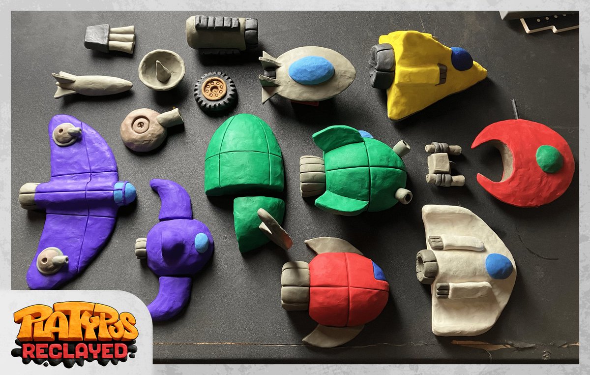🛠️ While Unity and Photoshop are part of our toolkit - Good ol' clay is the heart of the project. 🧡

🚀 Here's a look at a variety of models RECLAYED for our upcoming Platypus remake! ✨ Wishlist - steampowered.com/app/2912430

#WishlistWednesday #PlatypusReclayed #IndieGameDev