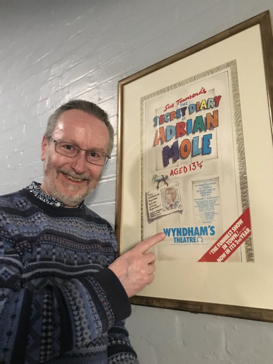 Really enjoyed seeing ⁦<a href="/NextToNormalUK/">Next To Normal</a>⁩ at Wyndham’s Theatre this evening. Delighted to walk past a poster in the stairwell as I exited for my first West End show back in 1984!