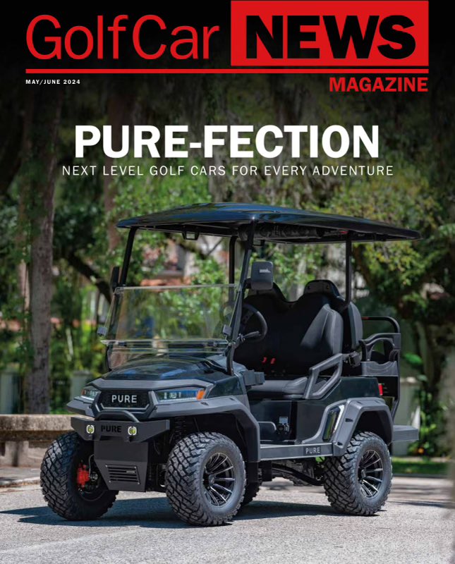 _IconEV's tweet photo. 🗞️🗞️ Extra Extra! 🗞️🗞️ PURE FUN is on the horizon! Many thanks to our friends at Golf Car News Magazine for featuring PURE EV as their latest cover story, and for always helping us share our exciting new endeavors! https://t.co/lmNXSCkfVi