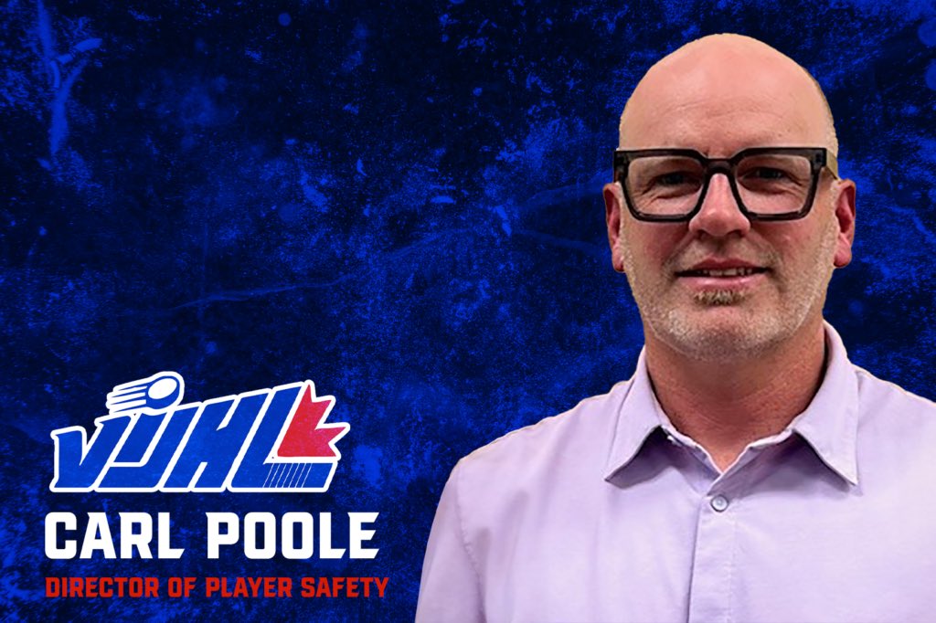 NEWS | The Vancouver Island Junior Hockey League has appointed Veteran Official, Carl Poole as the leagues Director Of Player Safety.

FULL RELEASE | vijhl.com/veteran-offici…
