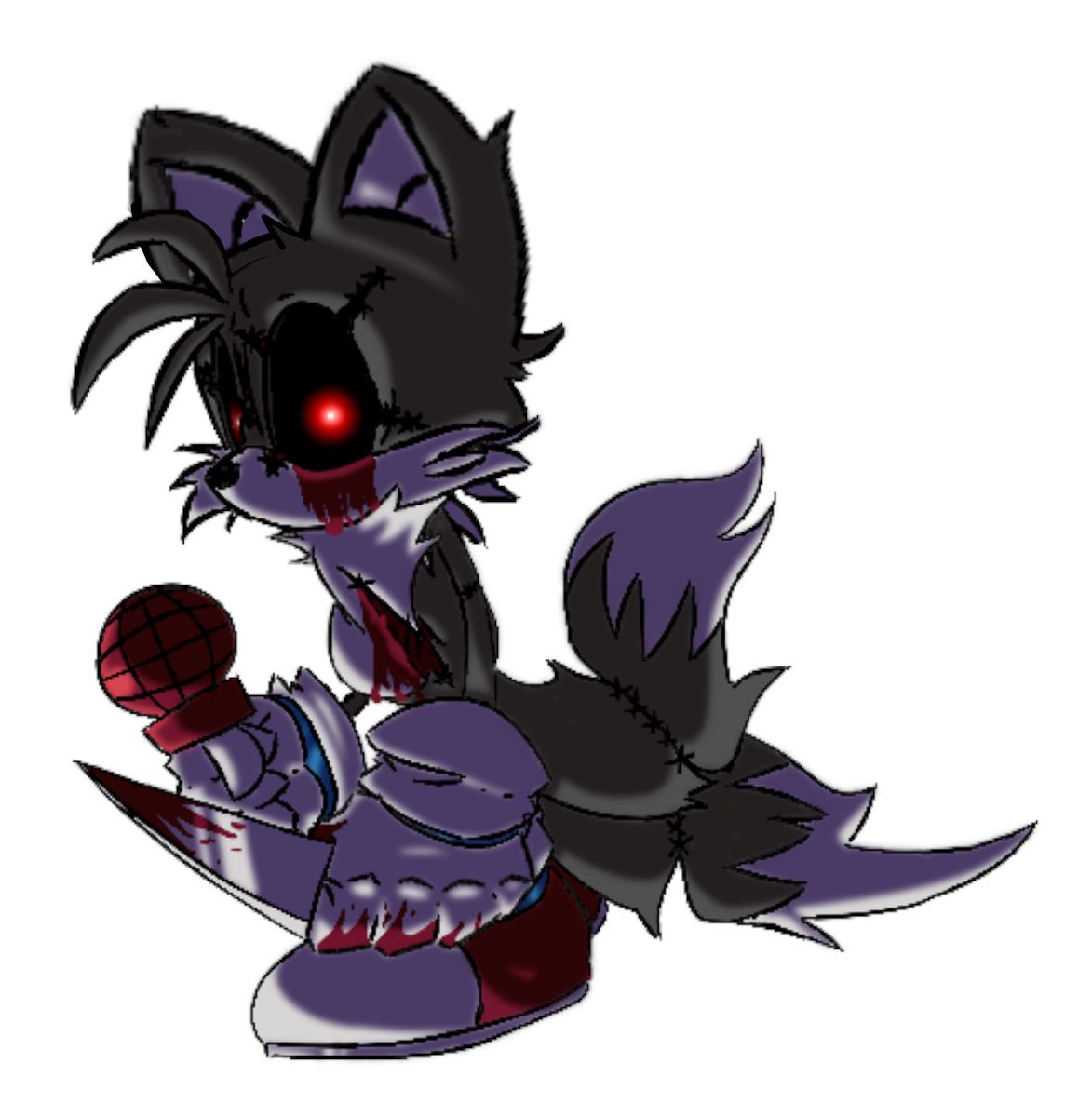 team_boy777's tweet photo. Official Tails.EXE/Soul Tails design.
Inspired by @JeffreyManies and @_bernkastelcat's Horror Luigi.

When Soul Tails becomes Horror Tails.

#sonicexe #soultails #tailsexe #exe #creepypasta https://t.co/xrUTOVqBqv