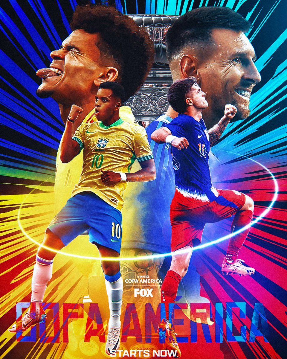 TODAY IS THE DAY ✨🏆

Copa América, it's showtime 🤩🍿