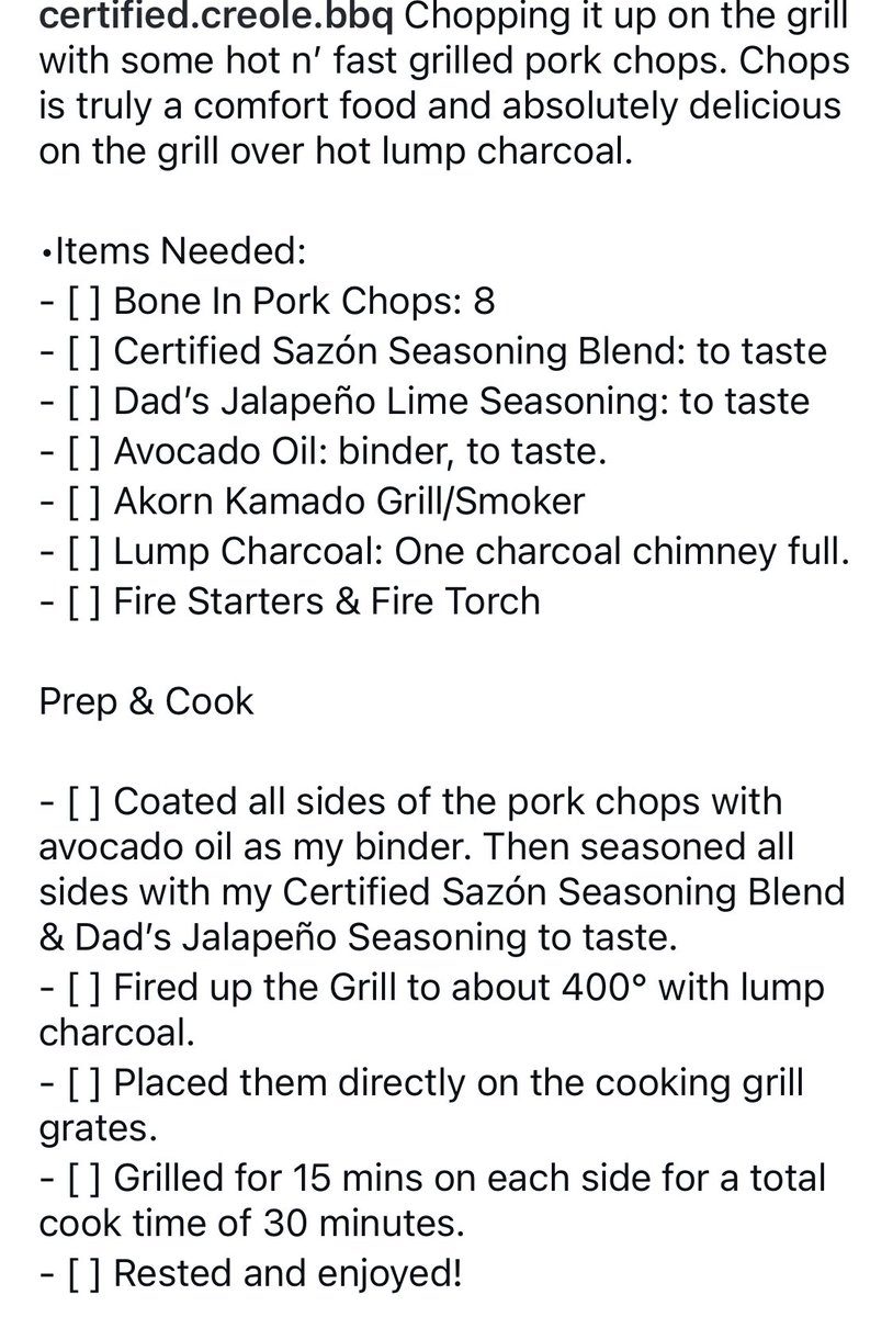 DadsSeasonings's tweet image. Pork Chops always hit 💰🔥
Follow Certified.Creole.BBQ on IG

#pork #porkchops @chargriller @DadsSeasonings