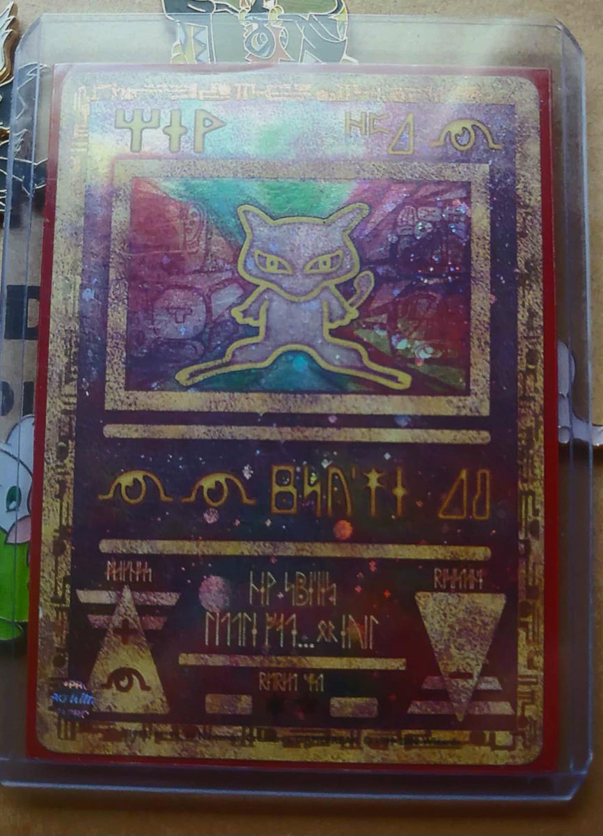 TankNash316's tweet photo. The legendary ancient mew #Pokemon #Tcg #mew https://t.co/nZEhFtmnnG