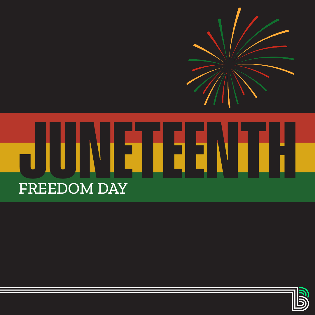 Today, we celebrate freedom and unity. Happy Juneteenth from Big Brothers Big Sisters! Let's continue to stand together, learn from history, and strive for a future of equality and justice for all. #Juneteenth #FreedomDay #Equality
