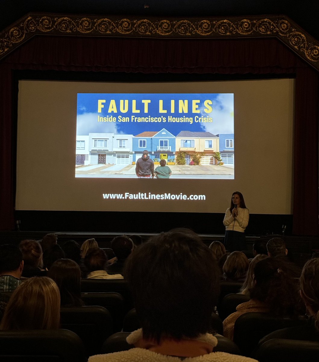 Fault Lines is a new documentary about the San Francisco housing crisis.

I attended a screening last night (at the lovely Vogue Theater) and all I can say is 10/10, do not miss it. 🍿

<a href="/nhoughte/">Nate Houghteling</a> and <a href="/yoyomaa8/">yoav attias</a> tell a nuanced, informative, and emotionally gripping story about the