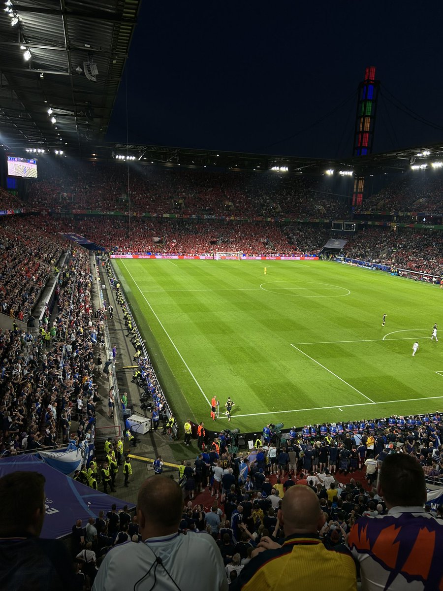 Bucket list stuff seeing Scotland at the RheinEnergieSTADION this evening 🏴󠁧󠁢󠁳󠁣󠁴󠁿🇨🇭

Memories to last a lifetime. That buzz when McTominay scored… Roll on Stuttgart ❤️
