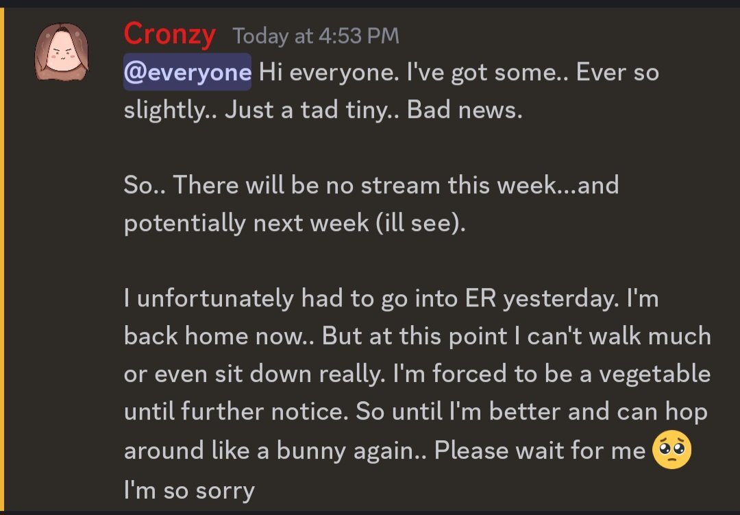 I'm so sorry 🥺 I'll be back soon.