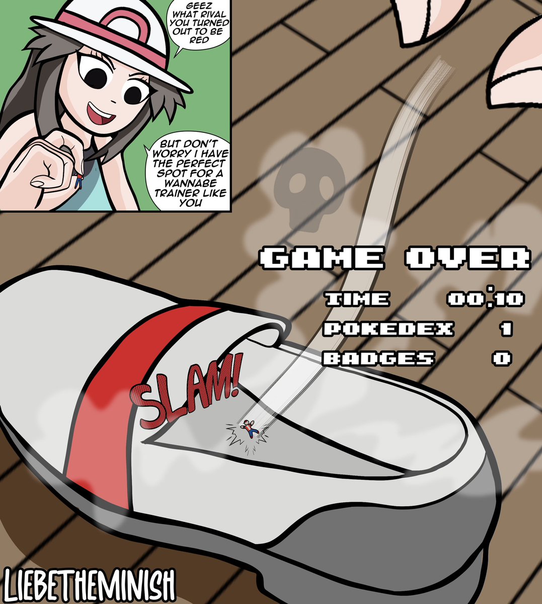 LiebeTheMinish's tweet photo. Pokemon Game over kanto: Rival Leaf

#sizetwitter #giantess #gts #giantesspokemon https://t.co/bMdMoi7diO