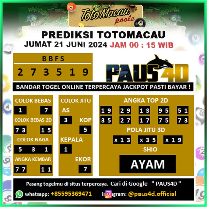 prediksi totomacau